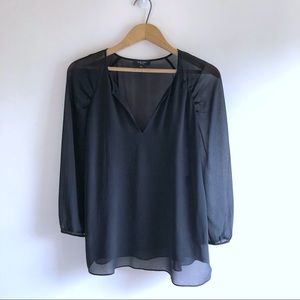 Closet clear out!! Babaton Silk Blouse